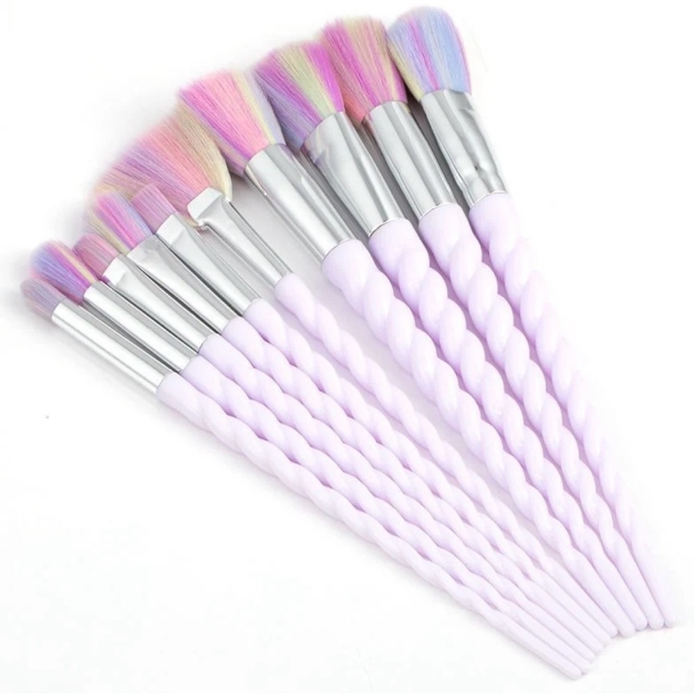 Pastel Unicorn Makeup Brush Set